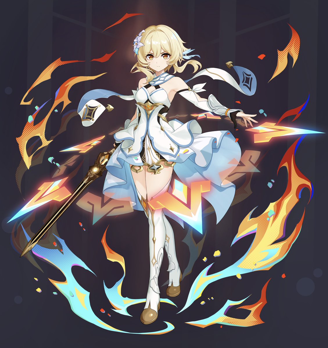 _trgh's tweet photo. #原神　蛍　(炎) https://t.co/l1NVMvcUs3
