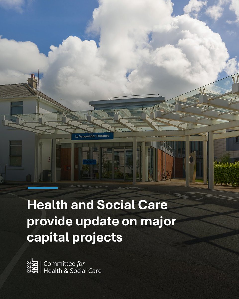 Govgg's tweet photo. The Committee for Health &amp; Social Care is today setting out the latest position on its three major capital projects: Our Hospital Modernisation Phase 1, Our Hospital Modernisation Phase 2 and the Electronic Patient Record programme.

For more information: https://t.co/VdARFteipX https://t.co/VtqecxZVAX