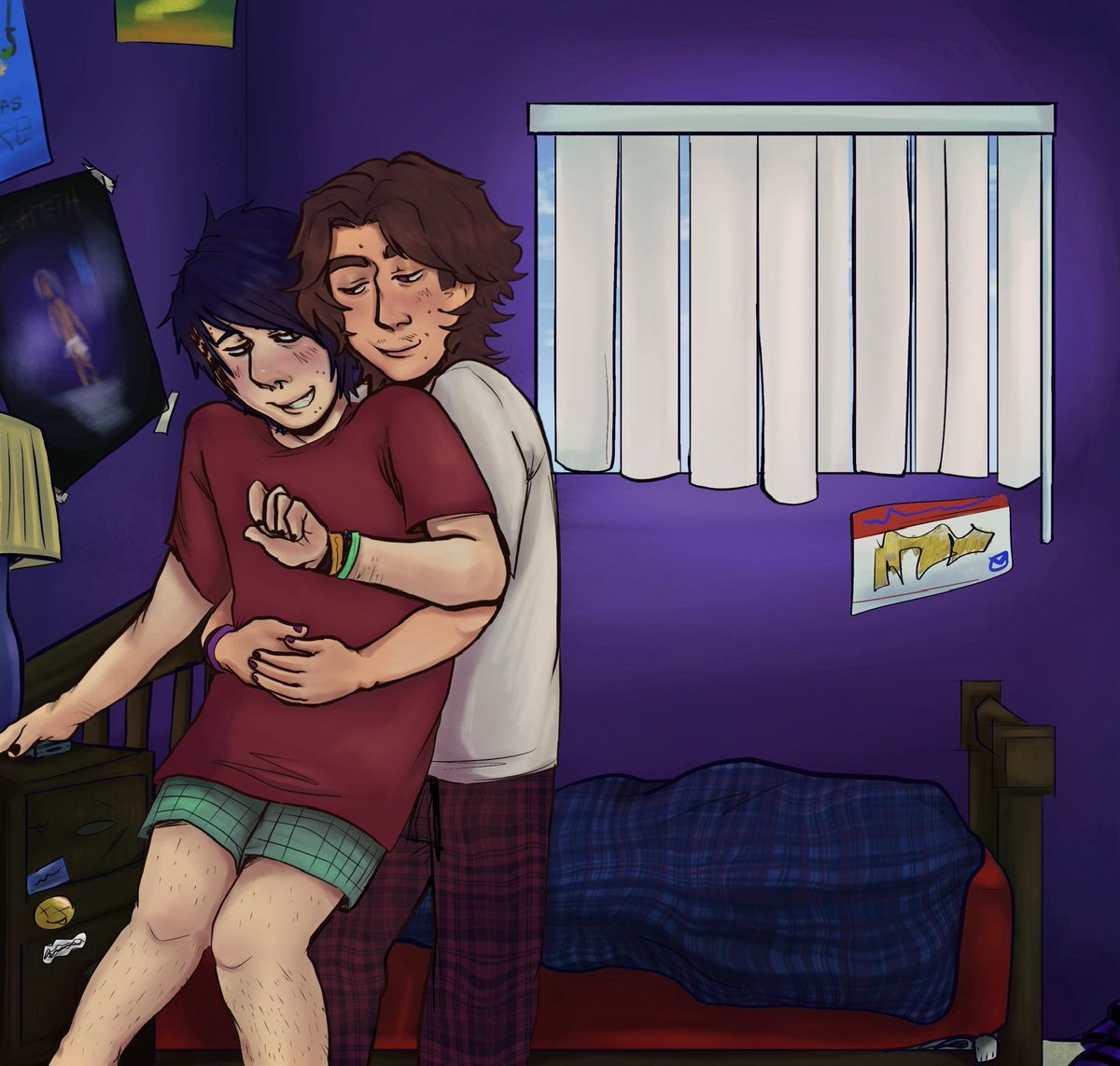 97b0n3s's tweet photo. If you feel you must go, don’t go! #ocs #goodbyevalentine https://t.co/kDcr4Zxt3z
