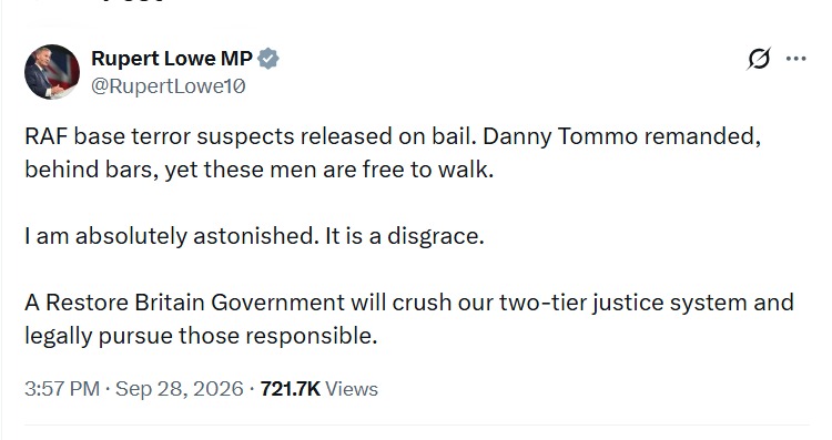 GrimViewer's tweet photo. @MarkHam80780803 Rupert Lowe ,far right Restore party MP and parliaments village idiot., the same guy who spotted the local rowing team practising in the Gorleston Channel, and thinking they were immigrants trying to get ashore, he called a border force swat team. what an embarrassment to GB. https://t.co/ym4yNRPL80