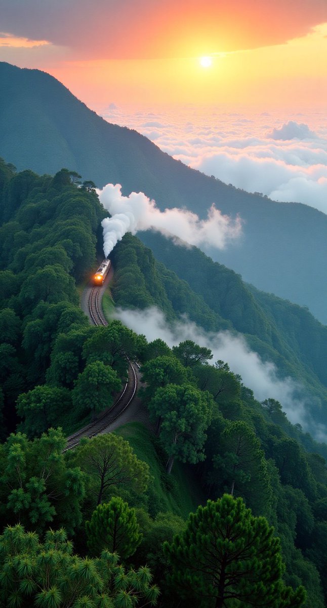 just_kather's tweet photo. [A swift, curved mountain peak stands in the mist, with a charming pavilion resting at its foot.]， https://t.co/nwiKj3BIst