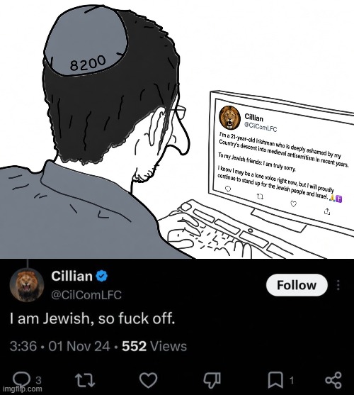 EnVeritas23's tweet photo. From "We Whites" to "We Irish" posts, it's always them. Every single freakin time. https://t.co/MZIwnnvpi6 https://t.co/jjNzPnSuf7