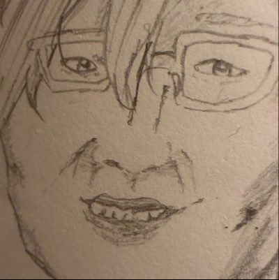 tanirnd's tweet photo. 一旦､一旦ね？アイコン完成するまでの間はこれになります｡一応､魔D先生の模写なんですけど小4の頃の私に感謝だわ｡ https://t.co/OSO2EEA6mI