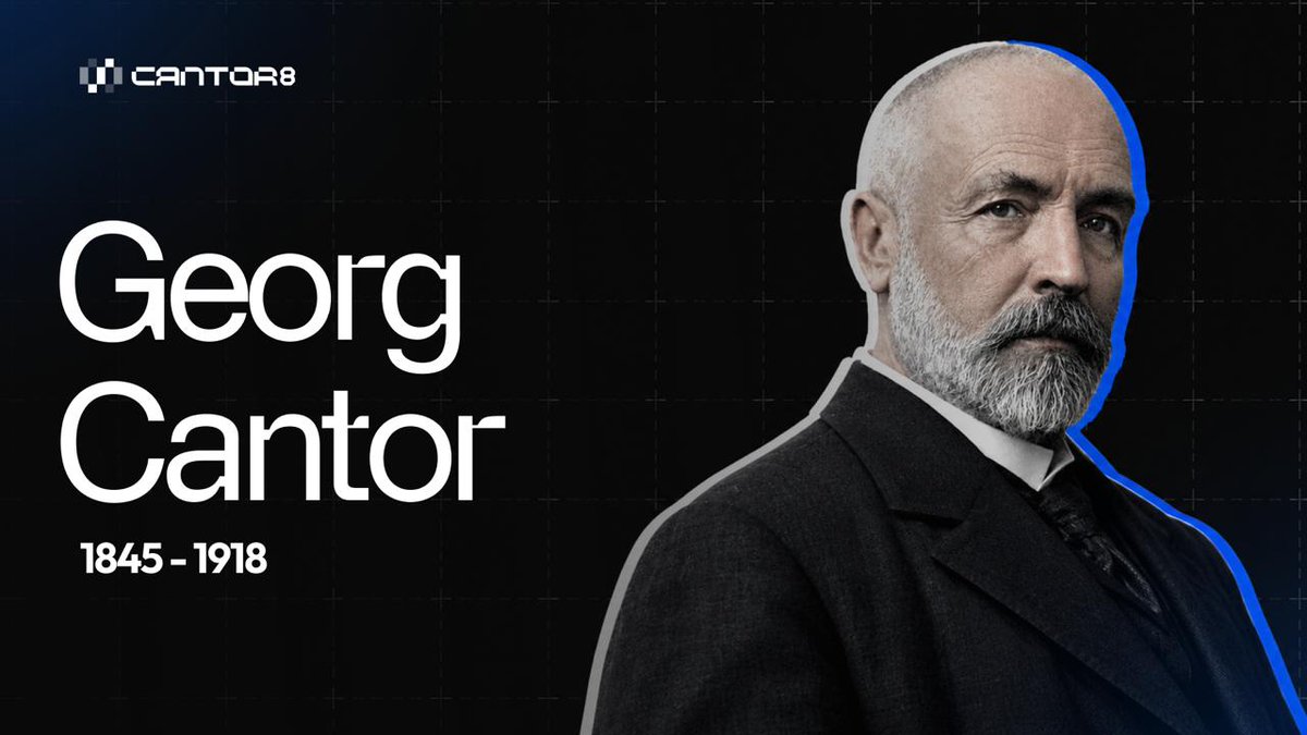 cantor8's tweet photo. Where did the name 'Cantor8' actually come from?

Inspired not only by @CantonNetwork, which gets its name from the Swiss system of member states known as 'Cantons'...

... Cantor8 owes its name to pioneering mathematician, Georg Cantor (1845-1918).

One of (if not the) founding fathers of Set Theory, Cantor's work reinvented the way we approach the concept of infinity, effectively proving that distinct infinities come in different sizes.

Much as Cantor showed that infinite, independent sets can coexist and interoperate with mathematical precision... 

... Canton Network and the @CantonFdn apply an analogous logic to modern finance: Allowing isolated, private ledgers to act as distinct sets that achieve functional interoperability, without exposing their underlying data.

gCantor.