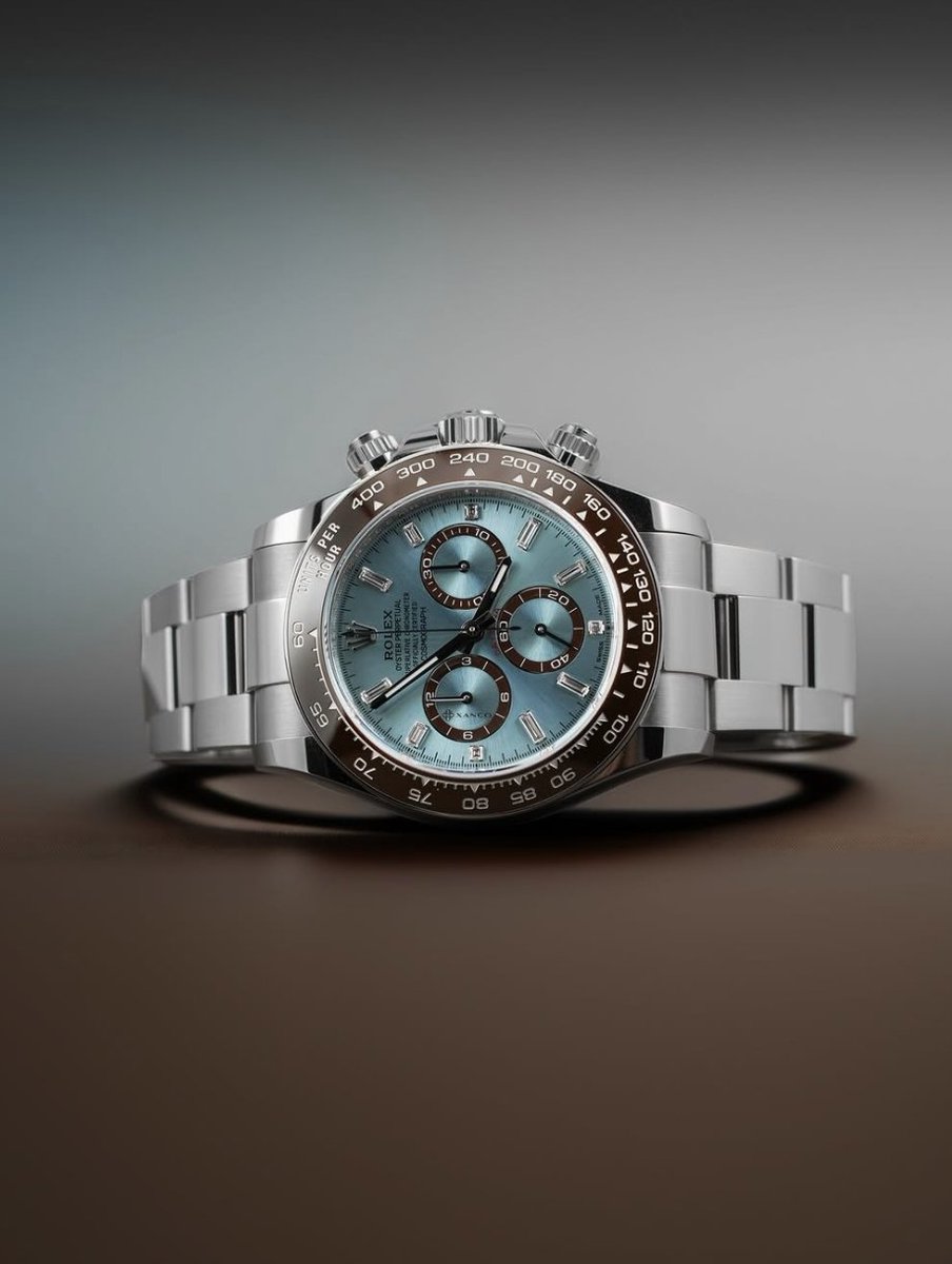 GlobalWatchClub's tweet photo. Rolex Daytona Ref. 126506 with diamond hour markers 

This without the diamonds is the best Daytona, much better than the ones that sold for almost $50 Million https://t.co/ZIO8LJn7j5