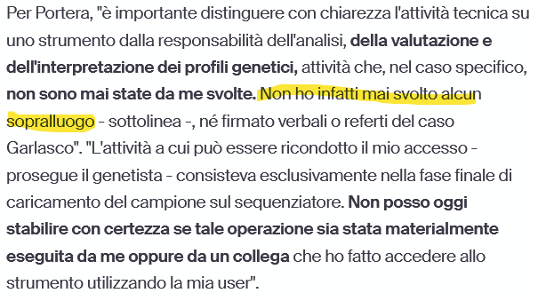 FraTesta73's tweet photo. #Garlasco #Comunicato #Portera
Portera: "Mai fatto un sopralluogo per Garlasco"

https://t.co/twFCJCC63s https://t.co/EqJ2PHtWQ8