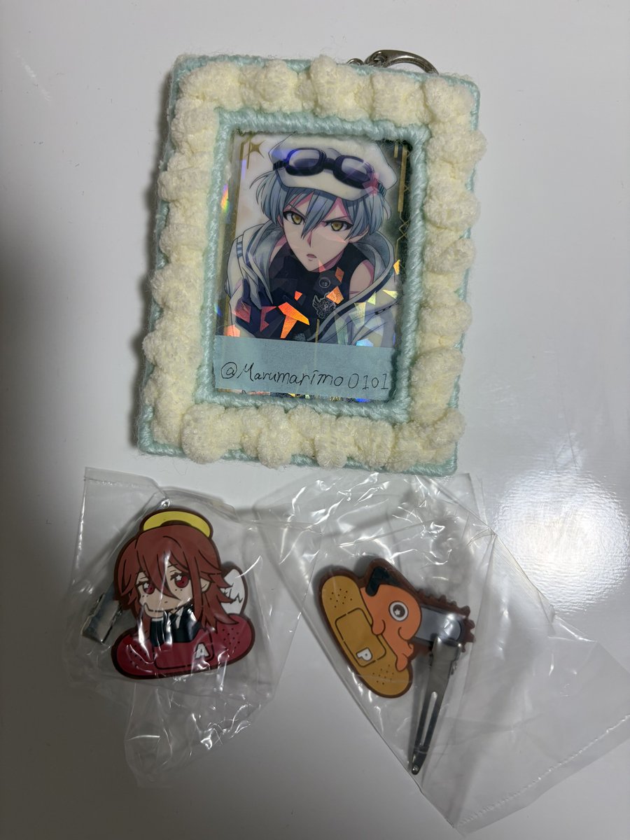 Marumarimo0101's tweet photo. チェンソーマン ばんちょうこう ヘアクリップ 交換

譲:天使の悪魔

求:デンジ
(チェンソーマンは求めておりません)

郵送のみ

お気軽にお声かけください https://t.co/I3KWlUw7OT