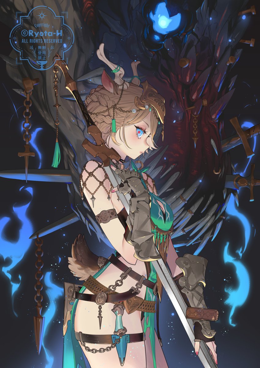 Ryota_H's tweet photo. Priestess Knight https://t.co/1NtW8CGGuf