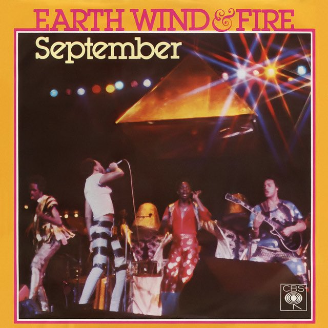 PopCrave's tweet photo. “September” by Earth, Wind &amp; Fire re-enters the Hot 100 at #45 following the 21st of September.

It peaked at #8 in 1979. https://t.co/DJh0mEZzul