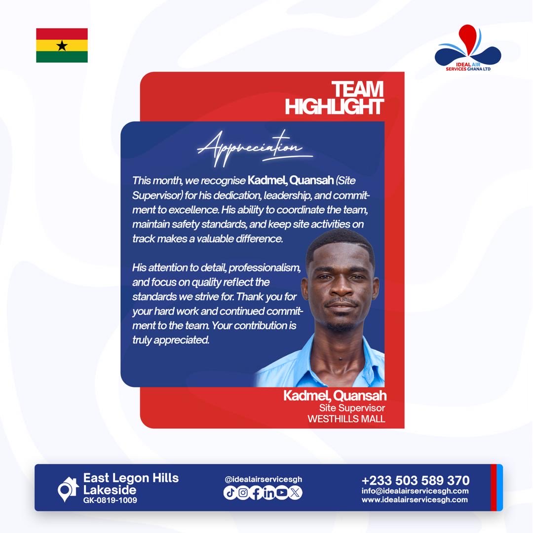 stephenduah70's tweet photo. IAS appreciates you. @idealairservice https://t.co/9pX8YfBoaf