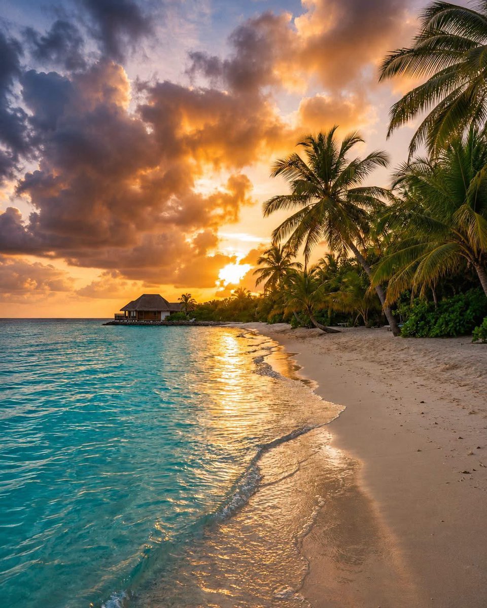 fayafox's tweet photo. Golden Sunset 🌴🌅 https://t.co/sIAHybSy0u