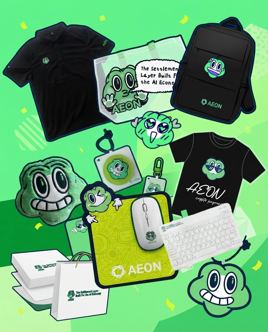 AEON_Community's tweet photo. Proof of Work? Nah, Proof of Swag. 🧢

We went a little crazy with our #Token2049 merch this year. Forget the standard stickers—we’re dropping laptop backpacks, full slim keyboard & mouse sets, and... a soap gift box? (To wash away those bear market tears, obviously 🧼).

We will set up some wildly fun interactive games at our booth at Level 1, Booth PB1-13. So come find us, play to win, and walk away with a heavy bag! 🎒🏃‍♂️💨