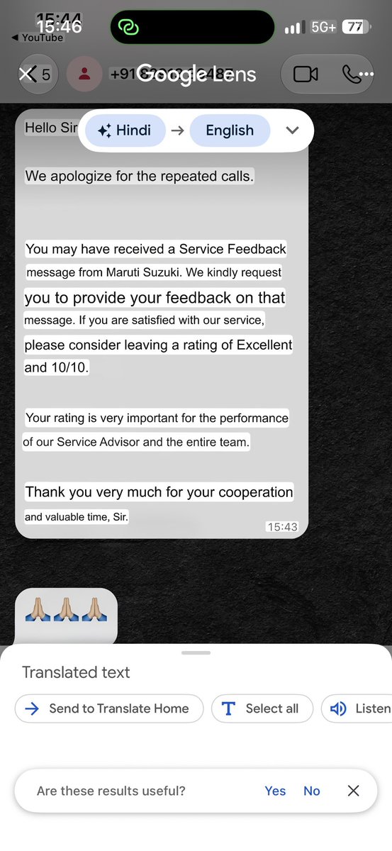 prafuluberoi's tweet photo. @Maruti_Corp @MSArenaOfficial I really do not understand why you keep approaching me for feedback when all you are going to accept is 10/10. You give it to yourself and problem solved https://t.co/roKfCplqaK