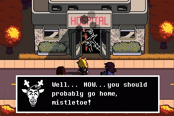 TheHolidayMan25's tweet photo. Since people like that I also made this edit a while back based on Asgore's door scene but its #Rudy instead. #DELTARUNEㅤㅤ https://t.co/yAA0N7SHQc