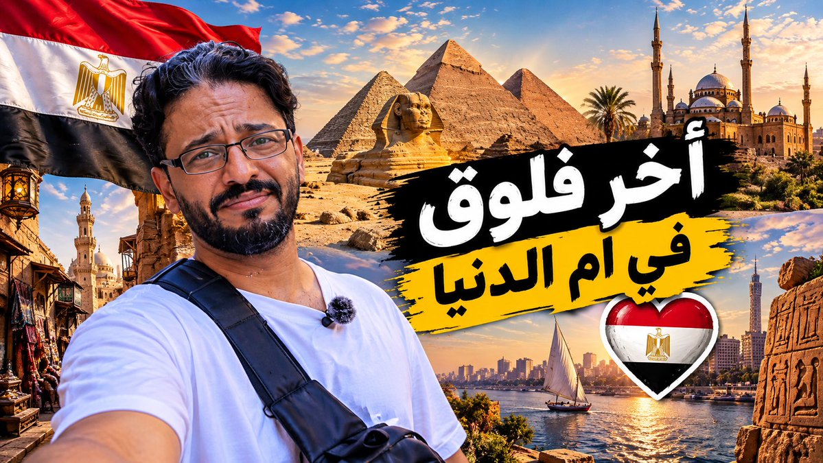 sharwack's tweet photo. اخر فلوق في مصر.. بس لن اودعها https://t.co/ld88a5HqoQ عبر @YouTube https://t.co/AyqaJbNng1