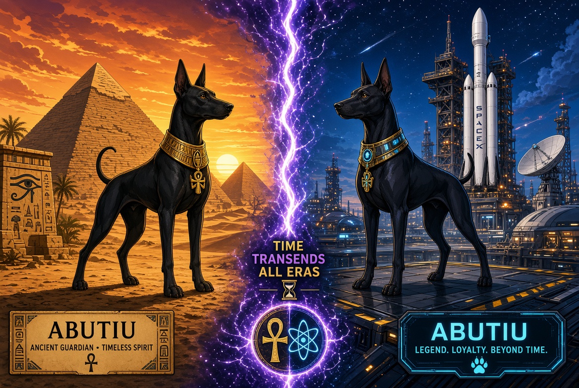 TheSMCDaily's tweet photo. From ancient Egypt to the space age, one dog stands tall: ABU 

Because ABU stood loyal to the Pharaoh, he was given a royal
Treatment and burial. To this day, dogs are man’s best friend.

DOGE, MANYU, SHIB pay homage to your ancestor, Abuwtiyuw.

@elonmusk https://t.co/myxOqsngsc