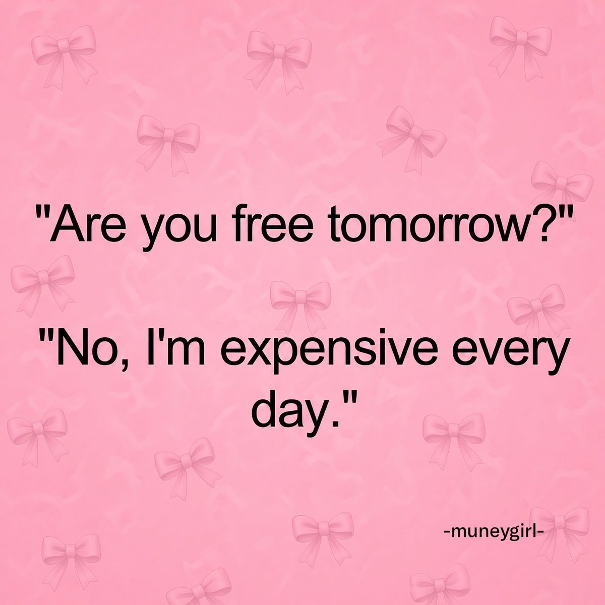 muneygirl's tweet photo. This user is never free
I cost an arm and a leg everyday 😝😛 https://t.co/sUsbbh12HG
