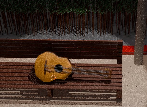 SCS_Game_'s tweet photo. 夜の公園とギター
#Blender #b3d #3dcg https://t.co/1jSfOtiihj