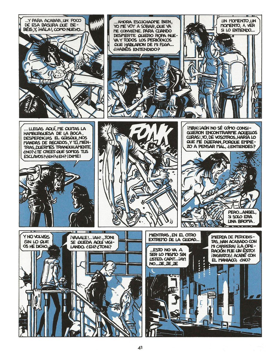 sinhate's tweet photo. ANGEL EXTERMINADOR - Iron ( Carlos Hierro)

Termine de leerlo y justo vi a los “cabeza lavada” siendo escoltados en Torre-Pacheco. Entendí entonces que debería volver Angel y exterminarlos.

#comics #comicsinh #iron https://t.co/ml1N2xIhUq