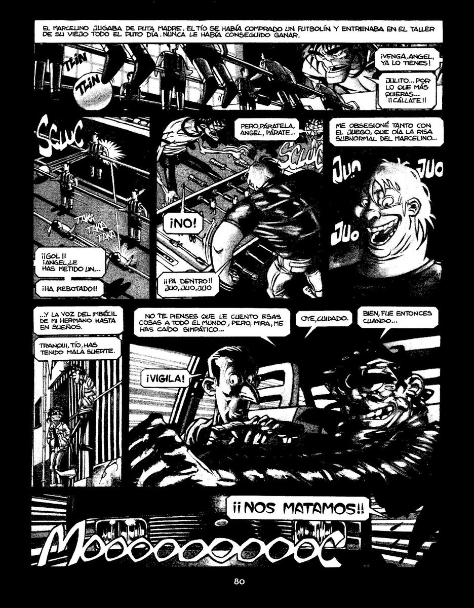sinhate's tweet photo. ANGEL EXTERMINADOR - Iron ( Carlos Hierro)

Termine de leerlo y justo vi a los “cabeza lavada” siendo escoltados en Torre-Pacheco. Entendí entonces que debería volver Angel y exterminarlos.

#comics #comicsinh #iron https://t.co/ml1N2xIhUq