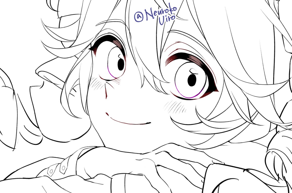NeurokoUiro's tweet photo. wip！テトさん
色の着いた線画ってセル画っぽくて可愛い https://t.co/0FPN0JoXSi