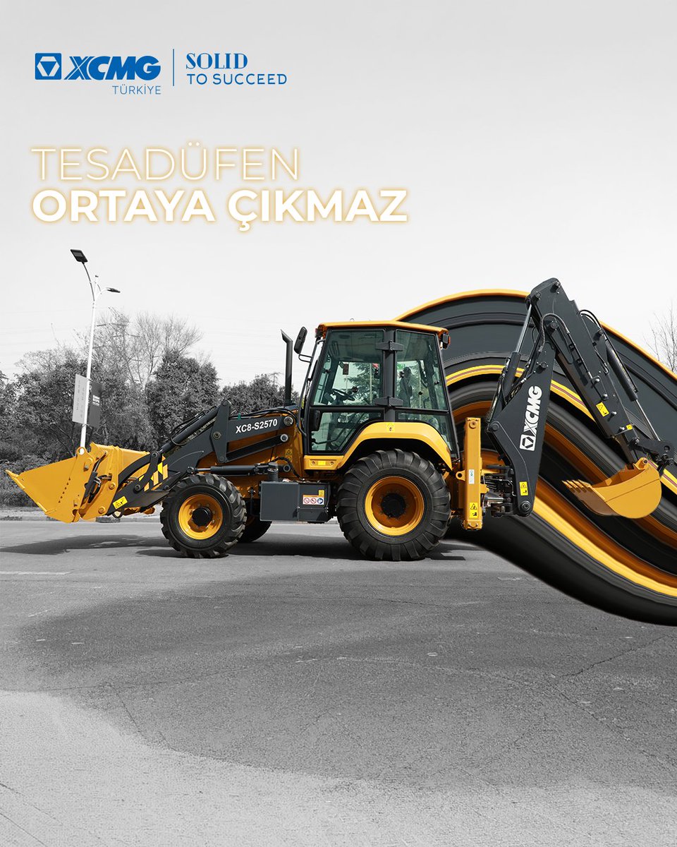 XCMGTurkiye's tweet photo. Başarılı bir projenin temeli doğru makine seçimi ile başlar.

XCMG, farklı çalışma koşullarına uygun ürün gamıyla işin her aşamasında sahada.

#XCMG #XCMGTürkiye #XCMGProduct #SolidToSucceed https://t.co/oolcvLHMXM