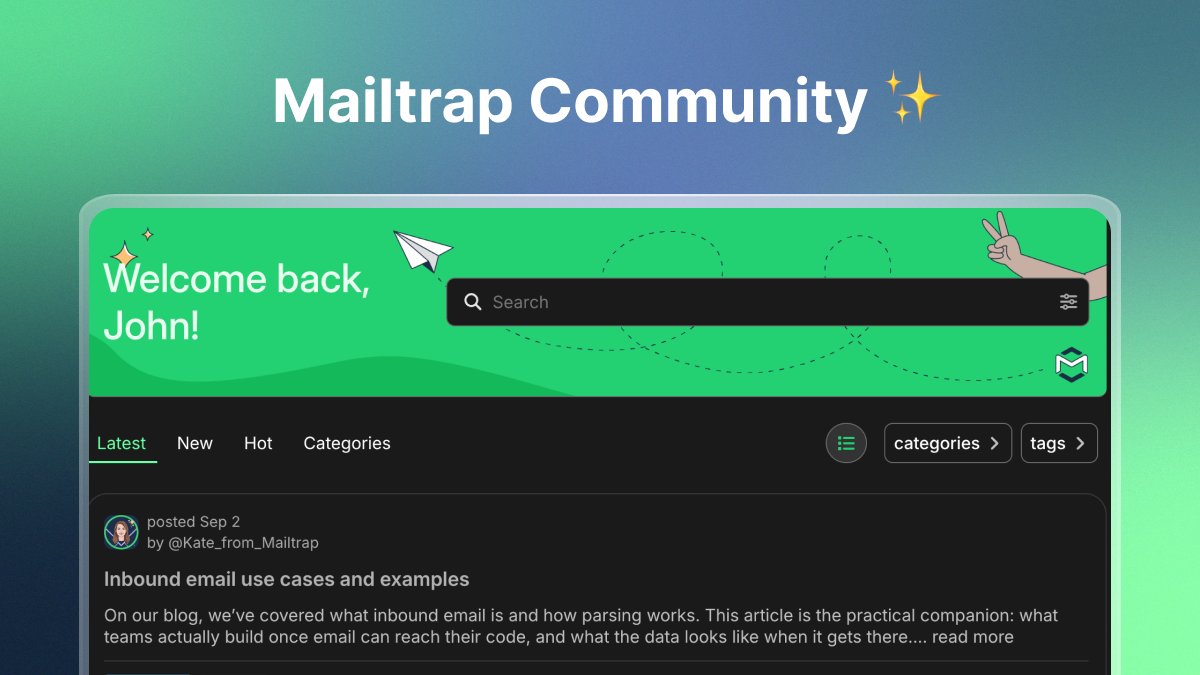 Mailtrap tweet picture