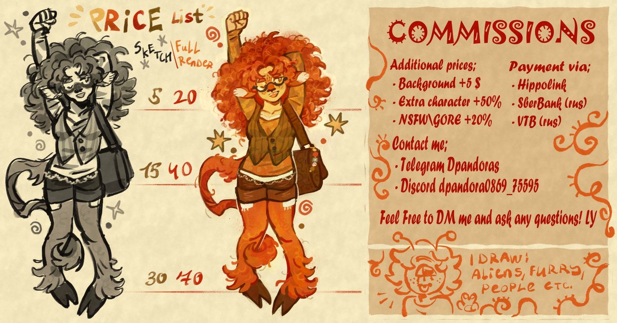 shkatulochkaa's tweet photo. Comms are open ✷

Feel free to DM me or ask any questions if you have any! ♡

Prices are USD btw

#art #commission https://t.co/8upXiBfib4