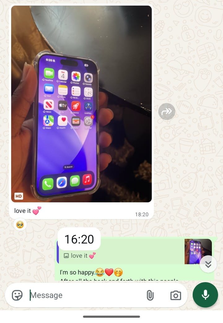 ImportWithEmmy's tweet photo. Another successful gadget procurement from China. 📦 🧡 

Our customer trusted us to help source this phone, and we're glad we could deliver exactly what he needed.

Need help procuring a gadget from China?

DM us now. 📩 https://t.co/xCryZWLITo