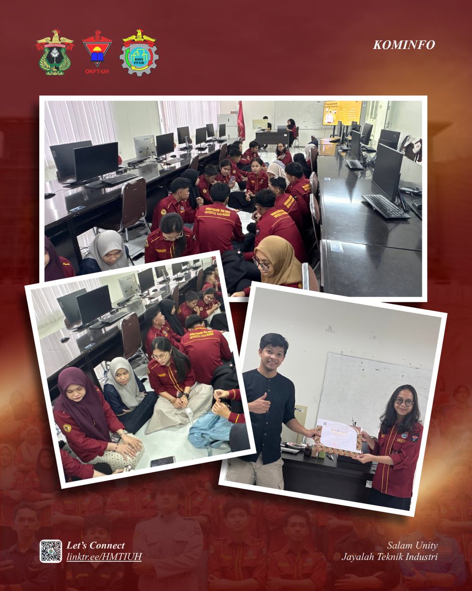 hmti_uh's tweet photo. [DOKUMENTASI INCREASE]

Kegiatan INCREASE dengan tema “Think Different: Creating Value Through Innovation” 

#HidupTeknik
#HidupTeknik
#HidupTeknik
#SalamUnity
#JayalahTeknikIndustri https://t.co/w1U4TtkRR7