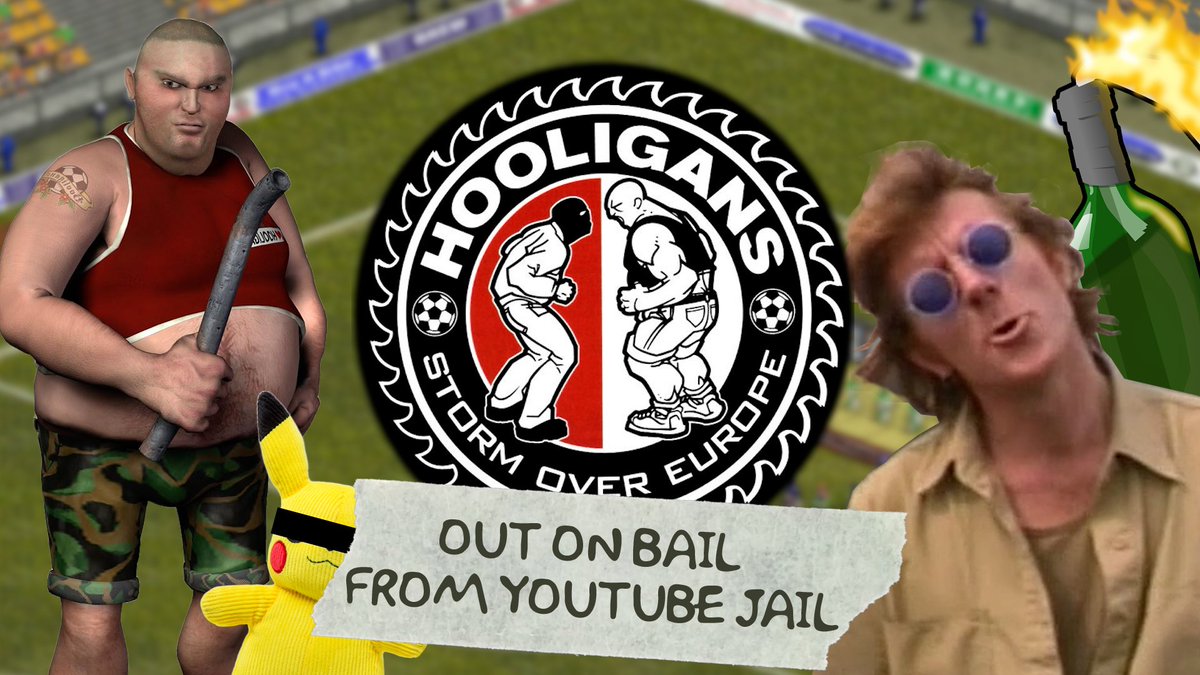 TehSnakerer's tweet photo. After three years in the docks, the Hooligans video is now free from Youtube jail. You don't need to sign in to watch it, you should no longer have to click through two warnings about how 'ard the game is to watch the vid. https://t.co/Swd70UDndC