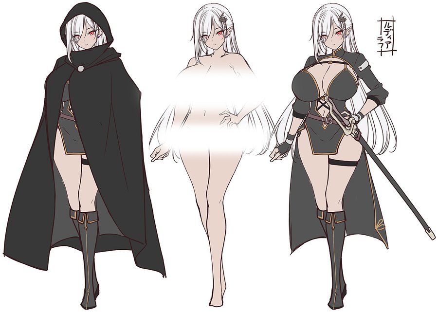 f_pelca's tweet photo. 発売中の『美容魔法で異世界冒険ハーレム』のキャラデザを一挙公開！

（1/2）
・瀬古遊志（主人公）『美容魔法使い』
・篠坂雫『賢者』
・黒咲莉世『ハイアーチャー』
・ルディア・フロウズ『魔剣士』 https://t.co/nbIDGlR0uf