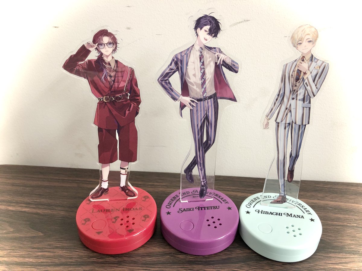lashin_tatikawa's tweet photo. 【#らしんばん #立川 店/入荷情報】

『#にじさんじ Dytica 2nd Anniversary ボイスアクリルスタンド』
#叢雲カゲツ #伊波ライ #小柳ロウ
#星導ショウ #ローレン・イロアス
#佐伯イッテツ #緋八マナ

が入荷しました！！✨✨
ぜひご利用ください💖 https://t.co/grFqputYJe