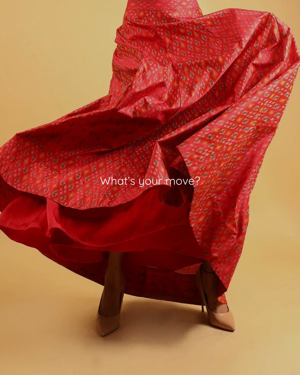 AiravataLife's tweet photo. Maxi ikat skirts made for Garba nights, Dussehra plans, festive dinners and every “what are you wearing?” moment in between.
Statement-making ikat🛍️Shop today online and instore📍Banjara Hills, #Hyderabad
#Airavatalife #maxiskirts #garbaoutfit #garbalook #dussehra #diwali https://t.co/aRdsK8npME