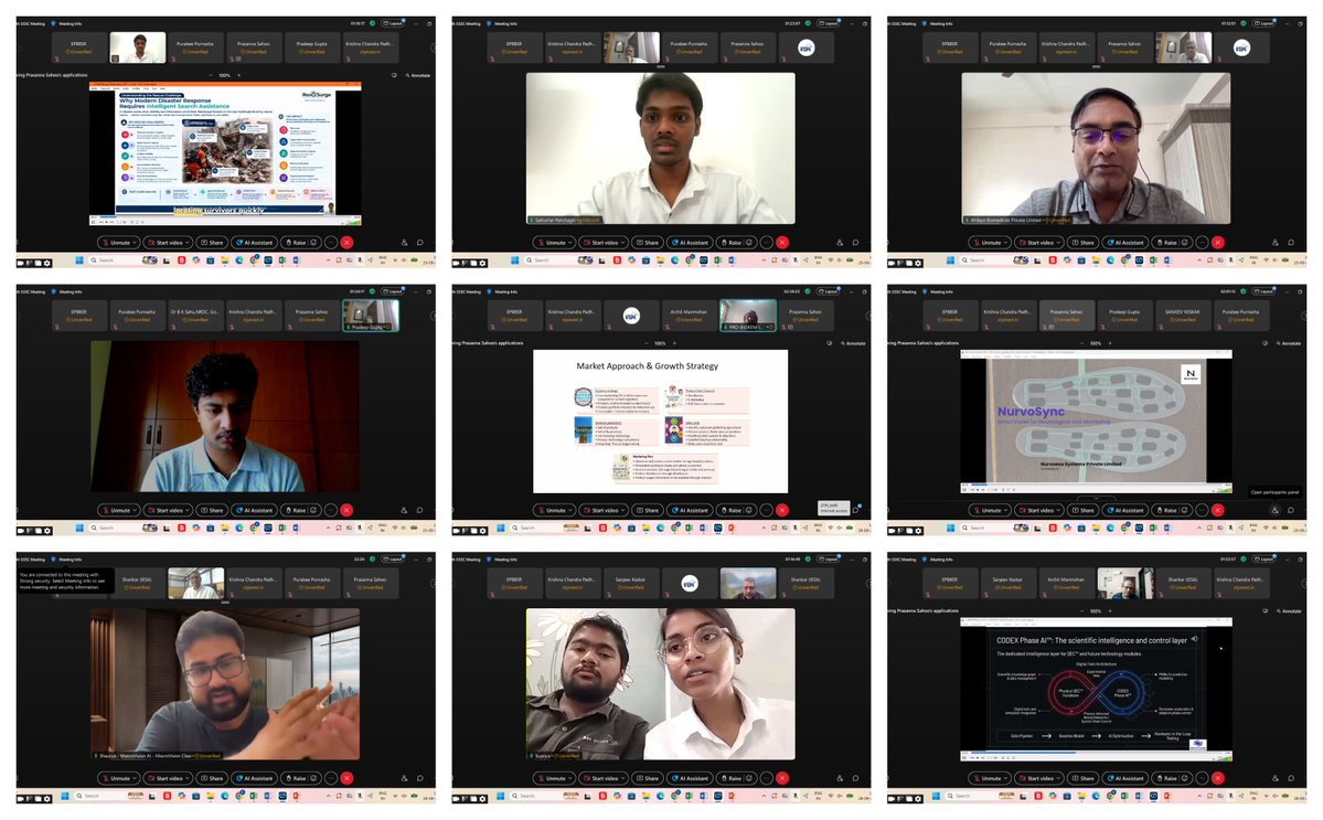 stpiepbbs's tweet photo. @stpiepbbs conducted the 14th meeting of the Startup Selection &amp; Evaluation Committee (SSEC) through an online mode, providing a platform for evaluation and interaction with emerging technology startups. https://t.co/gxDRXrMYZu