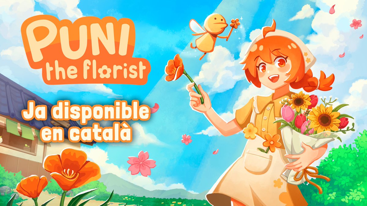 PrCeTrencada's tweet photo. ‼️ NOU #VIDEOJOC EN #CATALÀ ‼️

💐 Administreu la màgica floristeria dels vostres somnis a «Puni the Florist», l'acollidor #videojoc de gestió i simulació desenvolupat per @EarthquackGames que ja teniu disponible en #català gràcies al @PrCeTrencada! 👉 https://t.co/mZ7HH887vV https://t.co/ivcVvf8IYp