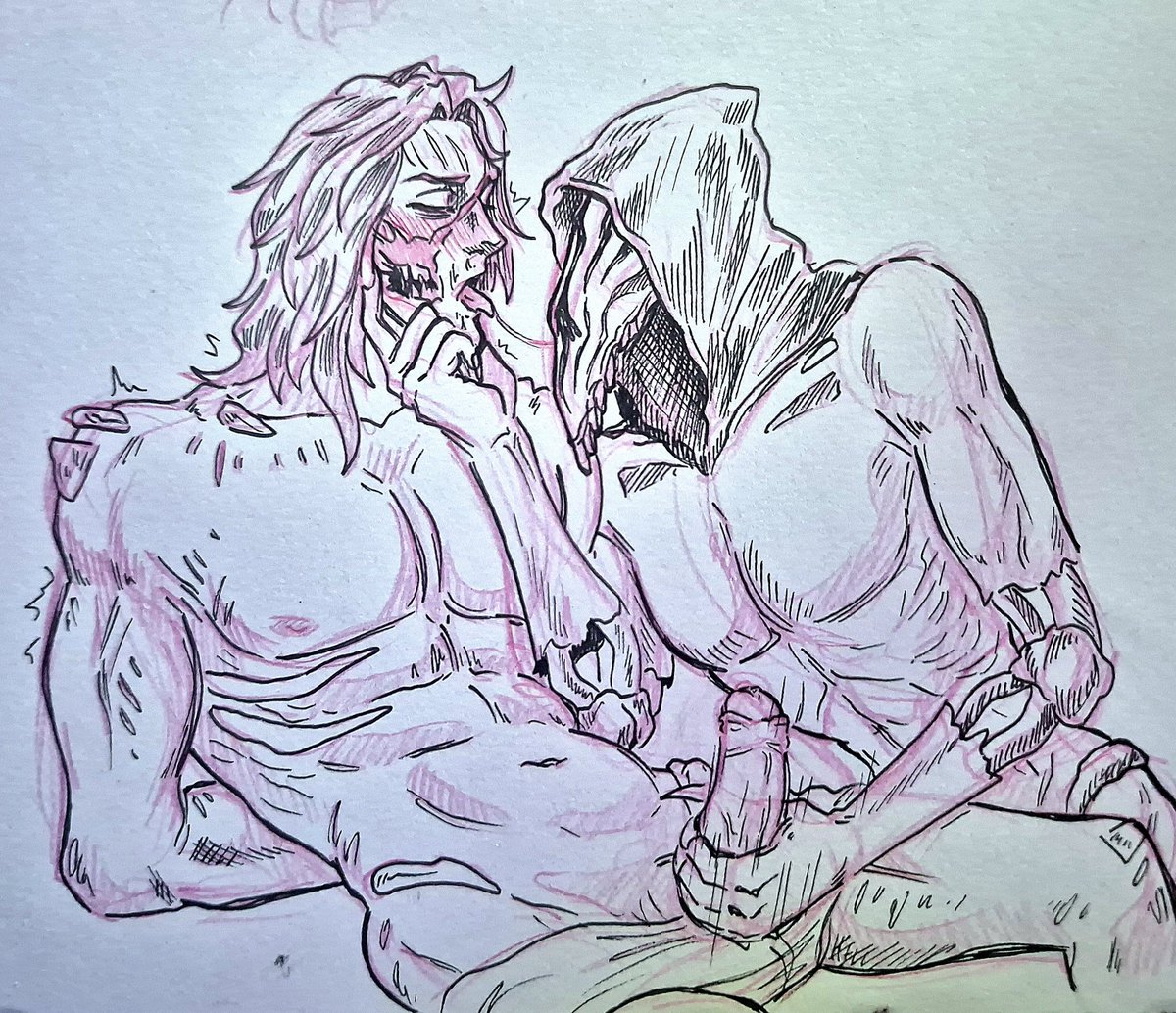ViciousOnEXtasy's tweet photo. Awww, Putress being all welcoming towards Garek and introducing him to the Forsaken cultural norms 🥰

#warcraft #wow #undead #forsaken #GarekBandarion #GrandApothecaryPutress #yaoi https://t.co/cjROlLj2Xi