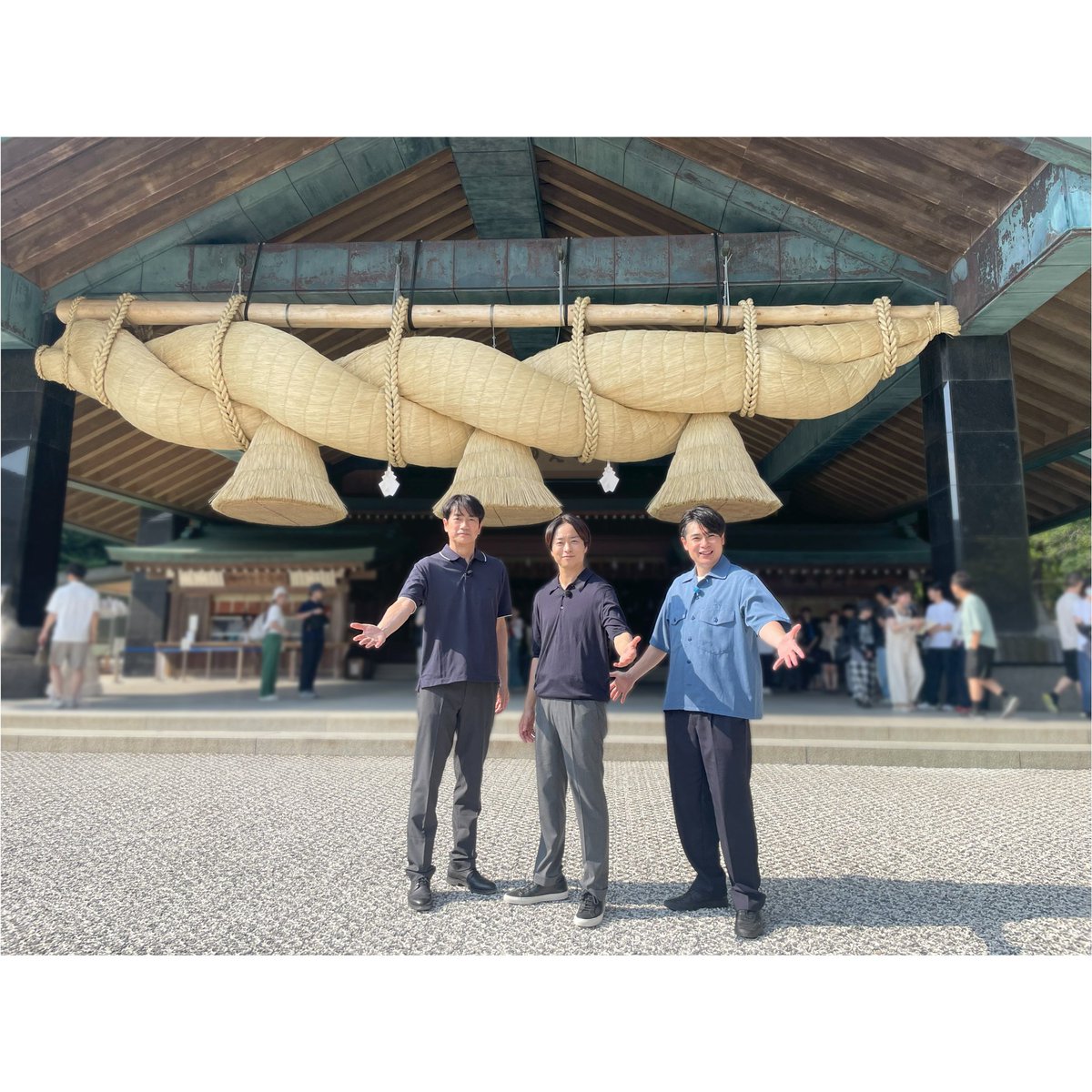 nittele_ntv's tweet photo. ／
日本の古代史完結編！
謎多き出雲大社に潜入！
古代史最大のミステリーを解き明かせるか⁉︎
＼　

規格外のしめ縄と対面した
櫻井翔💬"でかいっ！"と仰天。

大人も知らなかった日本の歴史と
美しさを再発見する1泊2日の島根旅！

📢今夜10時
『#SHOWチャンネル
大人の社会科見学スペシャル』