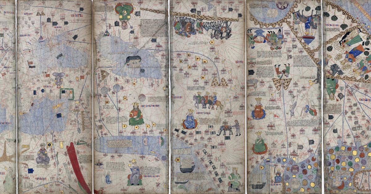 daritoslim's tweet photo. #MansaMusa richest man in history after #kingSolomon . His brother explored America before Columbus, while he controlled the supply of Gold &amp; Salt. The islamic "mali empire" in africa fell soon after his death. Featured in the flat earth trading route map  #CatalanAtlas (1375) https://t.co/kdTQnek9OI