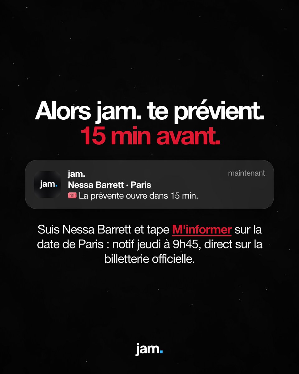 Matholys's tweet photo. Nessa Barrett à l'Olympia le 12 mars 2027 🖤 UNIQUE date en France

Prévente jeudi 10h (faut s'inscrire sur Live Nation avant), vente générale vendredi 10h

2 000 places, ça va partir très vite… @jamapp_fr  vous prévient 15 min avant si vous voulez pas louper ça ! https://t.co/GwMaKhrGwZ