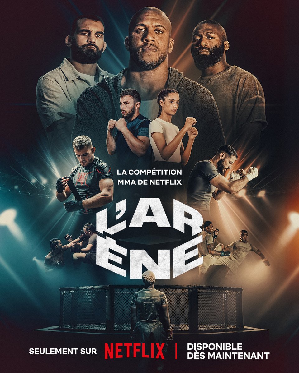 NetflixFR's tweet photo. L’ARÈNE, les 5 premiers épisodes, c’est maintenant. https://t.co/NOVuTnjduE