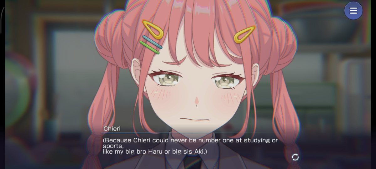 crieshaze's tweet photo. i'm suprised that i haven't seen any tweet talked about chieri's inferiority complex towards her siblings, and her possibly neglectful parents! everyone praise chieri more now!!! https://t.co/RDQMqFdhtp