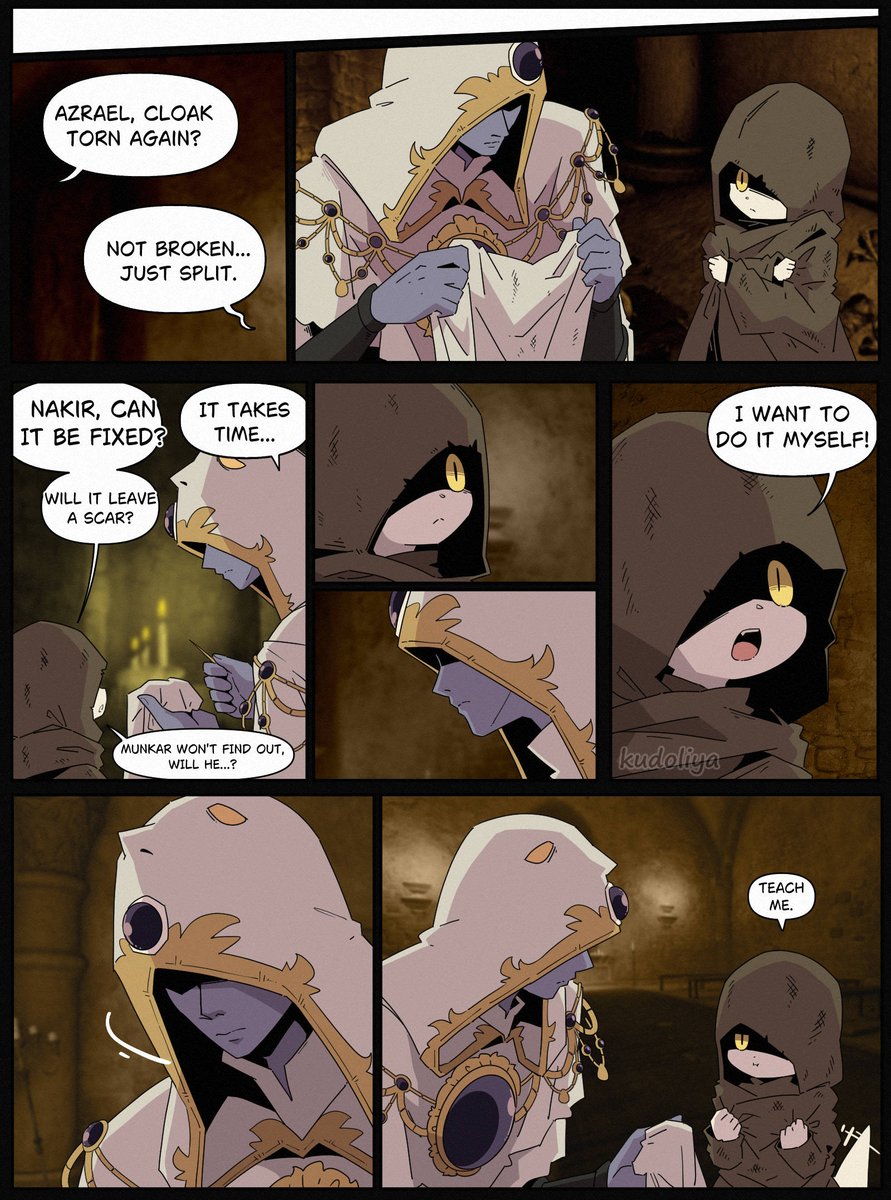 Kudoliya_art's tweet photo. #ELDENRING #tarnishedoc #Slimirok
part.2
A story about Nakir and Azrael.
Nakir is my favorite and my biggest heartbreak💔 https://t.co/ujsOlu1Sx1