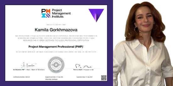 pmacademypm's tweet photo. 911st PMP certificate by @pmacademypm
Kamila Gorkhmazova cleared PMP exam
#pmacademy #PMP #pmpexambaku #PMPExamPrep #PMPExam #pmpbaku #projectmanagementbaku #projectmanagementazerbaijan #pmpmentor #project #ProjectManagement #ProjectManager https://t.co/hpGS6SBLDM