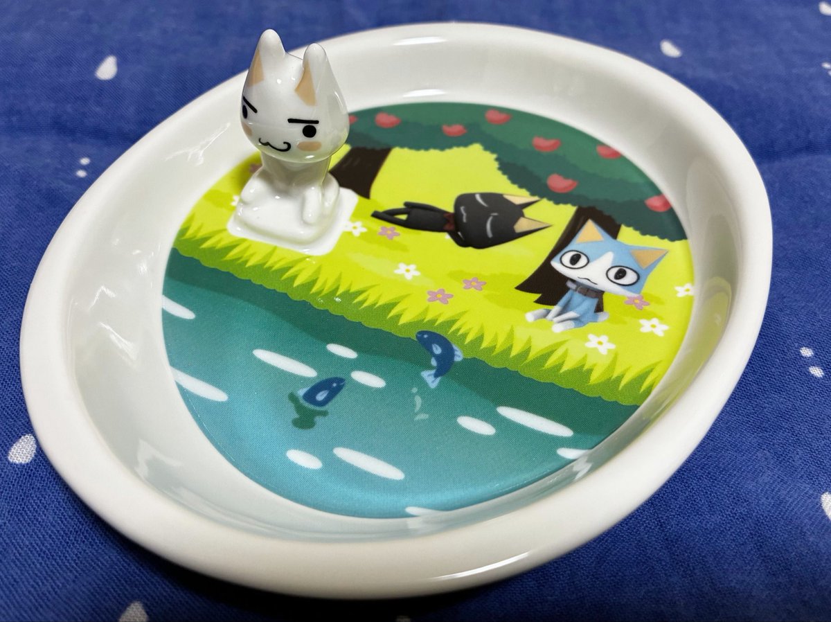 Corcutro's tweet photo. トロちゃんのミニプレート届きました！
とってもかわいいですニャ〜✨😻
トロちゃんが立体のお皿だなんてどうしましょ！！！
#どこでもいっしょ #フェリシモ猫部 https://t.co/B2byiYNqMR