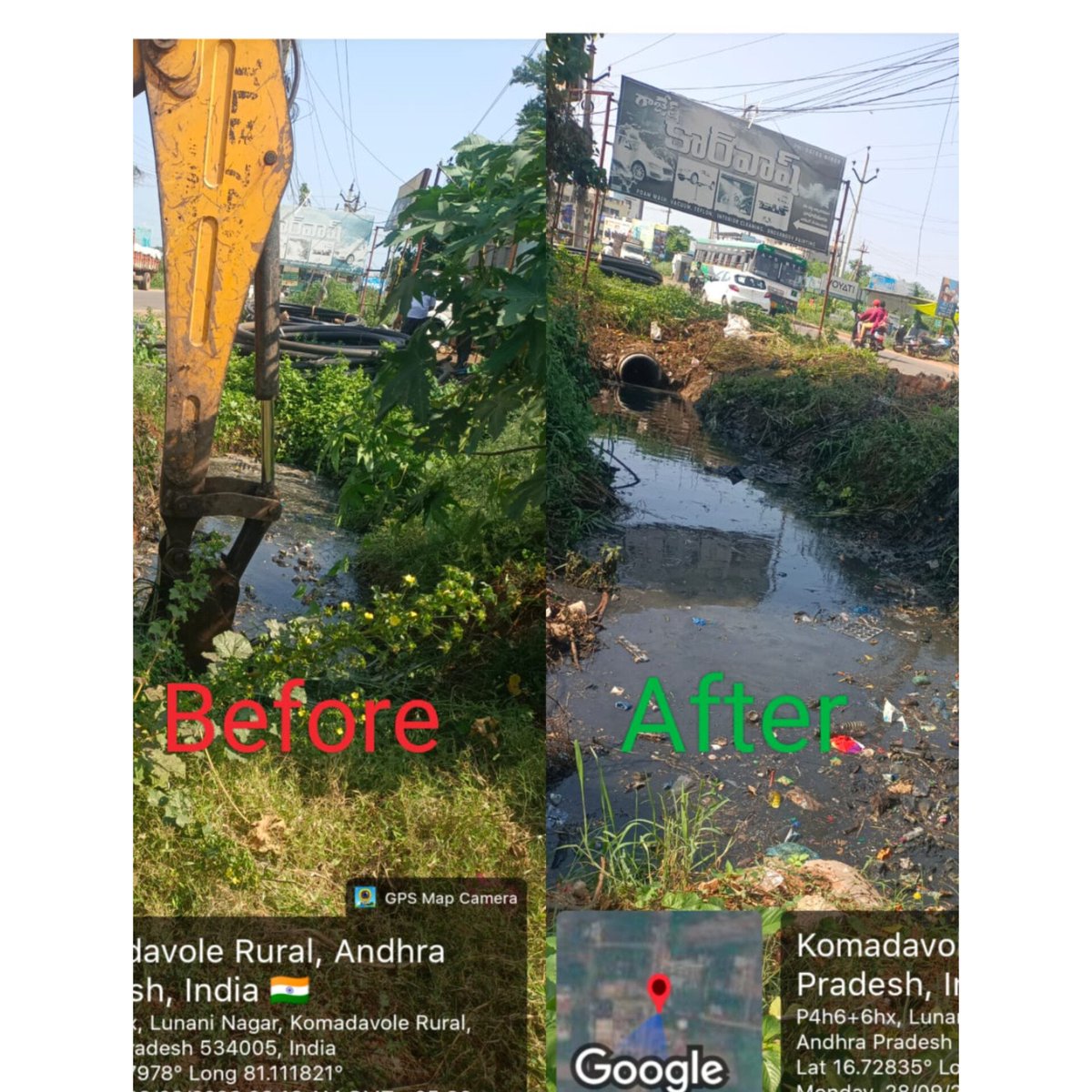 elurumc's tweet photo. @CDMA_Municipal @SwachhaAndhra ✨Eluru Municipal Corporation✨
Key focus areas:
Desilting of drains in all 5 circles.
Removal of CTUs (Cleanliness Target Units).
Keeping Eluru clean and healthy is our collective goal! 🧹
#SwachhataHiSeva 
#SwachhBharatMission 
#SwachhAndhra https://t.co/UAQVBDg3Dw