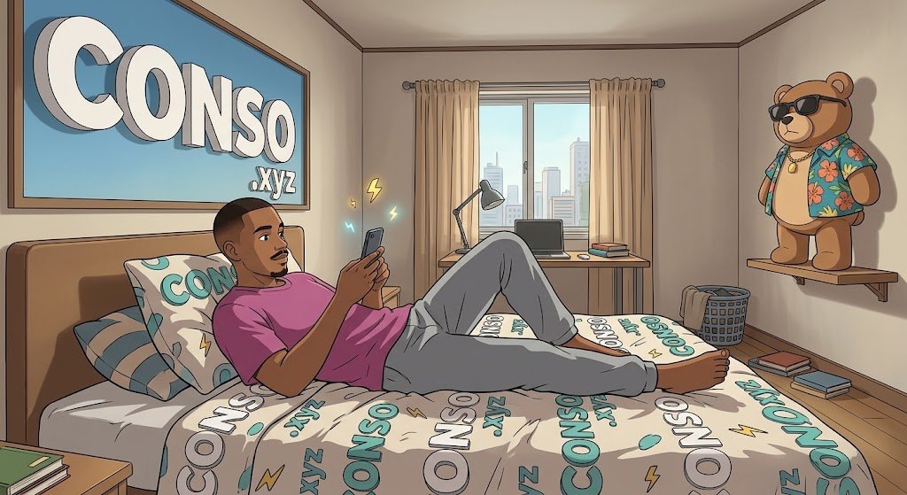 PhilemonOjo8's tweet photo. Earning doesn't require an intense setup.

Even while kicking back in bed, running the CONSO Extension on your mobile browser turns simple AI queries into verified node activity and steady ZAPs.

Effortless daily rewards with @conso_xyz 
#gConso https://t.co/66EDgzF1RG