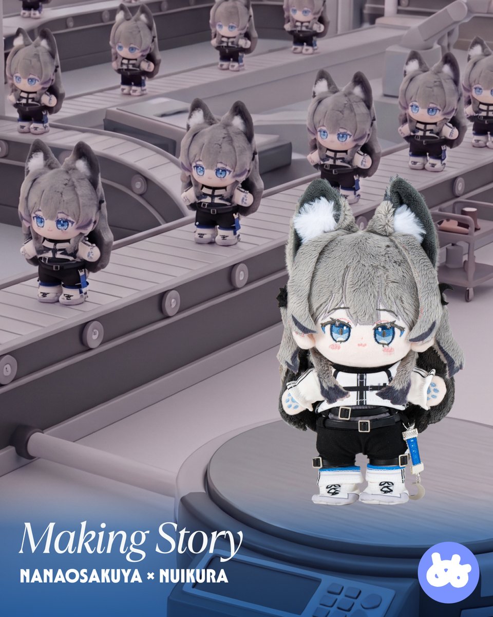 nuikuraofficial's tweet photo. 🪡みんなの想いで生まれたぬい紹介 🧸

✨━━━━━━━━━━━━━━━━━━✨
🐺七狼さくや ぬいの姿 💙
✨━━━━━━━━━━━━━━━━━━✨
by 七狼さくや @70398_ 

＼ 🎉 122体 誕生！ 🎉 ／
ボリュームあるお耳の立体感✨
「通常衣装（ロングツイン）」の姿が💕

想いをあつめて推しを形に。
#ぬいくら #七狼さくやぬいの姿