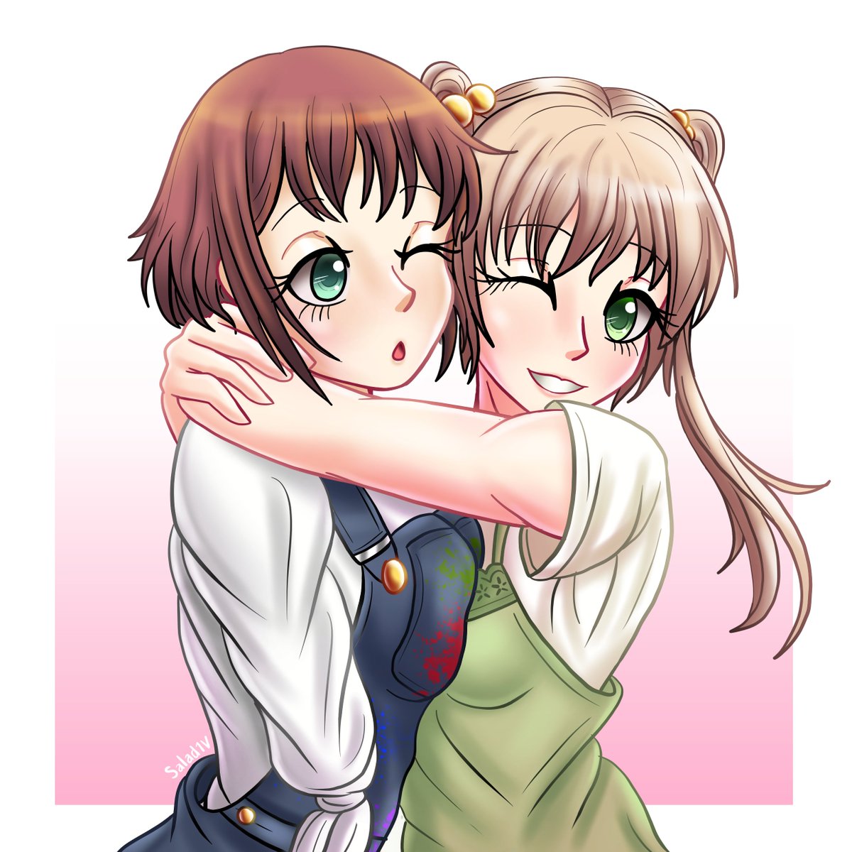 KDark68's tweet photo. "Hoc est praeceptum meum, ut diligatis invicem, sicut dilexi vos." Ioannes 15:12
#katawashoujo #emiibarazaki #rintezuka https://t.co/mId994bdMf